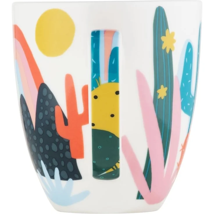 Maxwell & Williams DX1329 Becher 510 ml SUNSET Kaktus, Keramik, in Geschenkbox – Bild 2