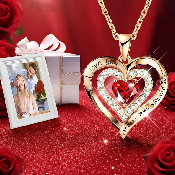 Ewige Rose Konservierte Rosenbox Geschenkbox Muttertag Valentinstag Gold – Bild 5