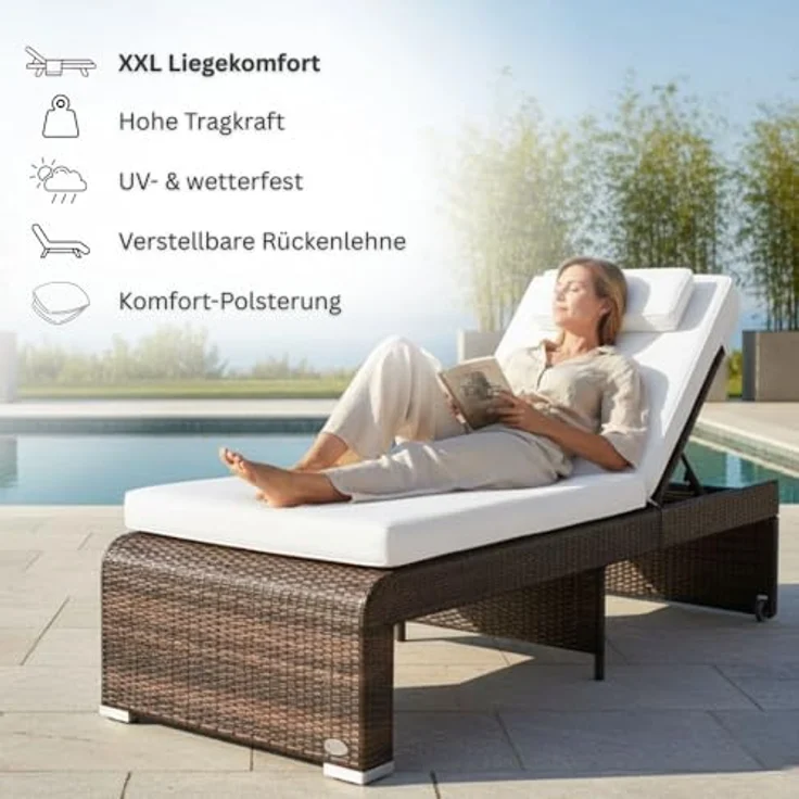 RS Trade Gartenliege Sonnenliege Monza – Bild 5