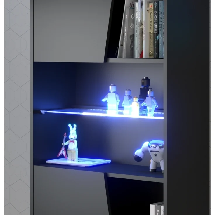 Jugendzimmer-Set >Gaming 1< in 32 - Schwarz – Bild 3
