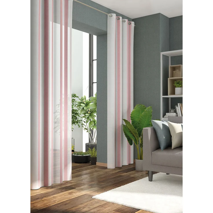 Lysel - Ösenschal Esira #1W in den Maßen (B x H): 144cm x 245cm in Rosé/rosa – Bild 5