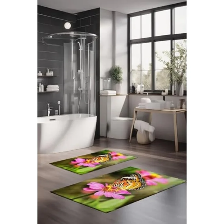 Mijolnir 'CT-5117' Badematten-Set (2-teilig), Mehrfarbig