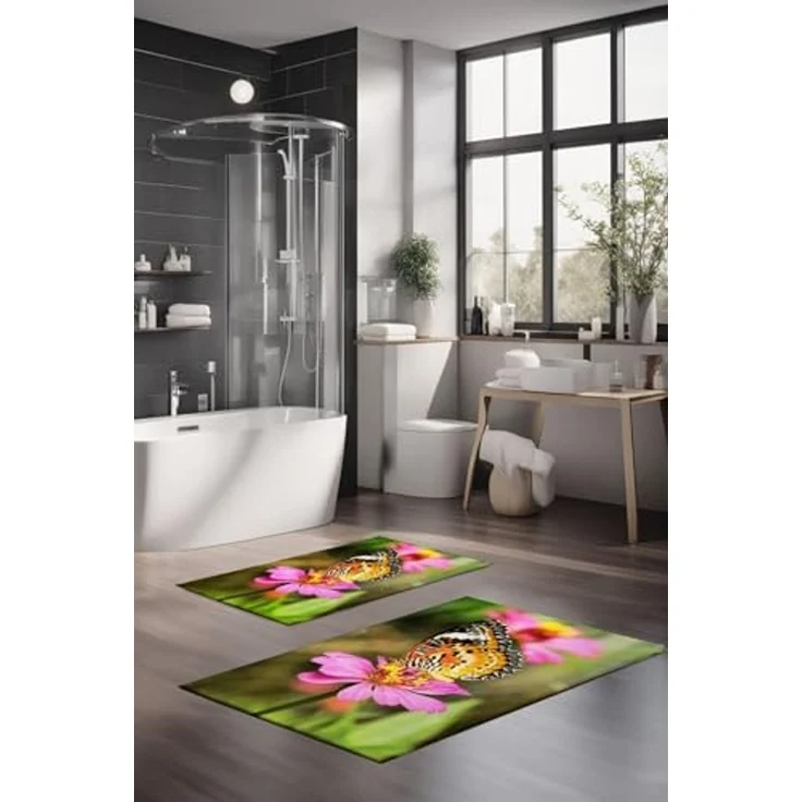 Mijolnir 'CT-5117' Badematten-Set (2-teilig), Mehrfarbig – Bild 1