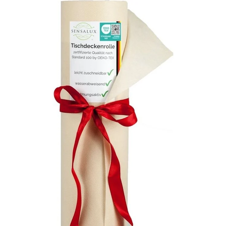 Sensalux Tischdecke Tischdeckenrolle 80g/m², bis zu 45% Recyclat, 0,99m x 10m, Creme – Bild 4