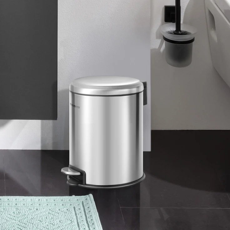 FACKELMANN MILANO Kosmetikeimer 3 Liter, Silber matt – Bild 2