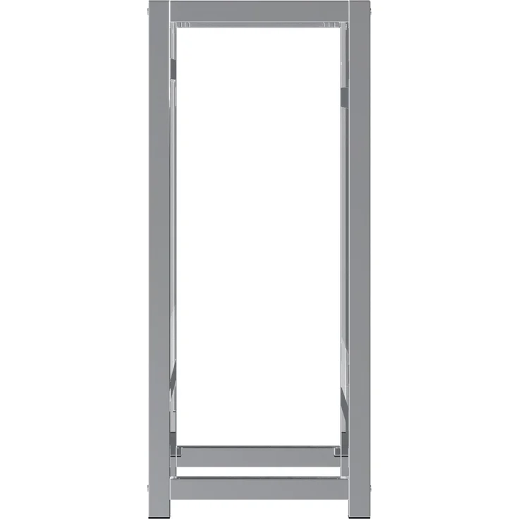 CLP Getränkekistenständer Stack aus Metall freistehend robust stabil,chrom 75x47x31 cm – Bild 5