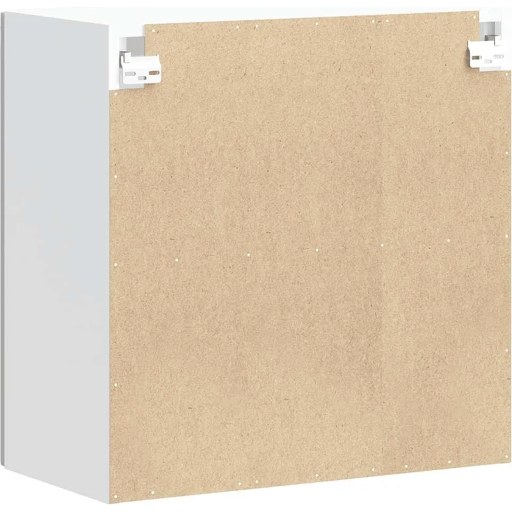 vidaXL Küchen-Hängeschrank mit Glastür Lucca Hochglanz-Weiß Holzwerkstoff 853909 – Bild 8