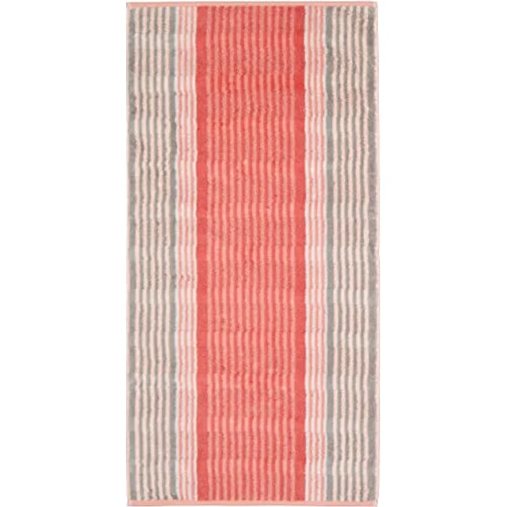 Cawö Handtuch Cawö Handtuchserie Noblesse Harmony 1085-27 koralle, 100% Baumwolle – Bild 3