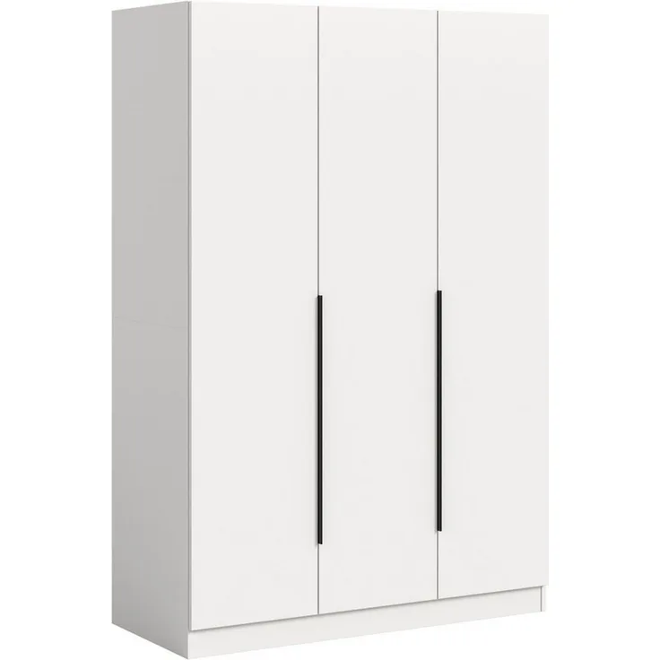 Home affaire Kleiderschrank Skarde Schlafzimmerschrank, Garderobe, Schrank (Otto Bestseller Garderobe Schlafzimmerschrank) Breite: 120 cm, weiß, Kleiderstange 4 Böden