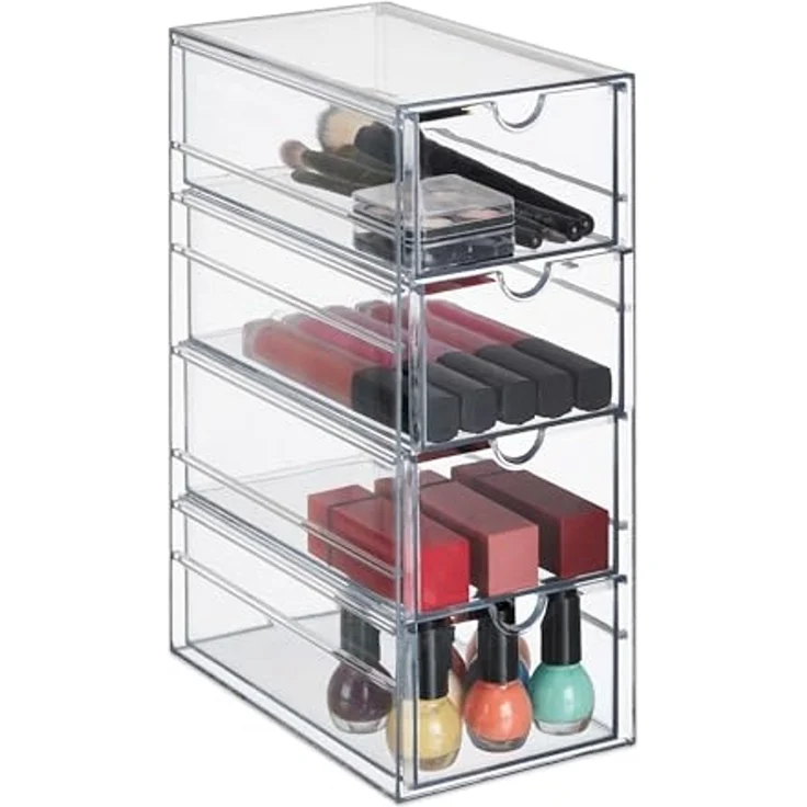 Schubladenbox mit 4 Fächern – Bild 1