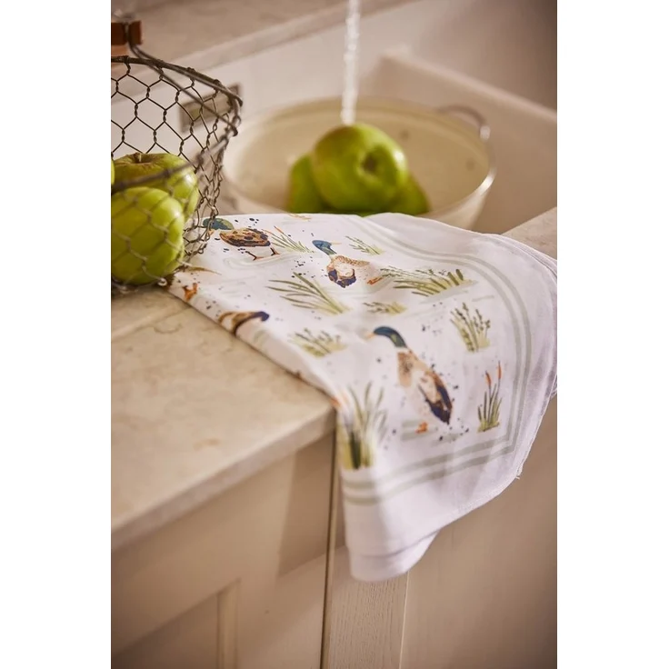 Ulster Weavers Geschirrtuch Farmhouse Ducks, (Set, 1-tlg, Set), perfekte Ergänzung für Ihre Küche, 100% Baumwolle, 48x74 cm – Bild 3