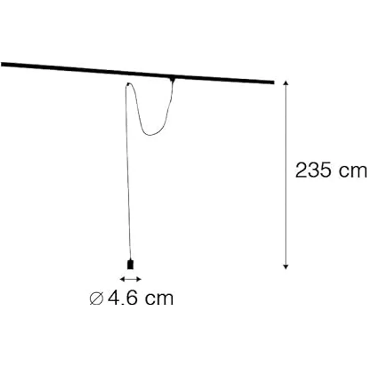 Qazqa Iconic Cavalux Schienenleuchte, Modern, dimmbar, gold, Rund, 4.6cm, für Flur, Küche, Wohnzimmer und Schlafzimmer – Bild 4