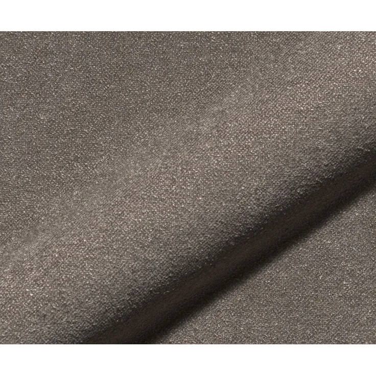 Esszimmerbank Taya-Flex 285x190 cm Strukturstoff Soft Taupe Kreuzgestell kantig Schwarz Taschenfederkern Links – Bild 3