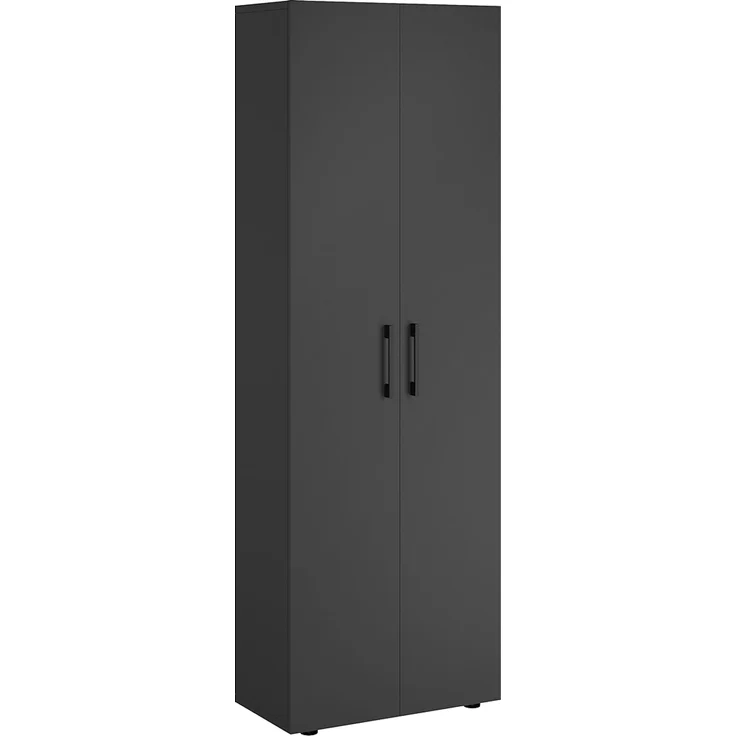 Bellamio 'Apol' Mehrzweckschrank, schwarz, 176x33x60 cm, Aktenschrank mit 8 Ablagefächern – Bild 9
