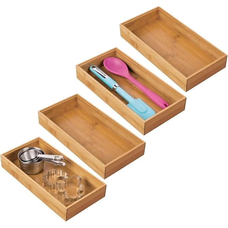 mDesign Aufbewahrungsbox Schubladenbox Organizer Besteckkasten 4er Set – Bild 9