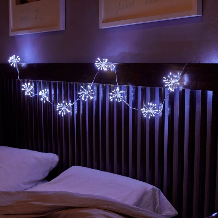 Northpoint LED-Lichterkette LED Lichterkette 200 LED Weihnachten Sparkling Leuchtball 180cm lang – Bild 3
