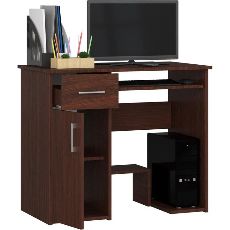 Raumhirsch Furniture Schreibtisch 90 cm Breite - Computertisch - Optimale Arbeitsfläche - Büro (Für Kinderzimmer - Büro - Heimbüro), (viele Farbvarianten - Maße: 90 x 74 x 50 cm) - Hochwertig & stabil – Bild 5