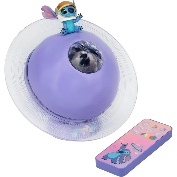 Paladone Nachtlicht Lilo & Stitch Galaxy-Projektionslicht, LED fest integriert, Disney-LED-Lampe mit Farbwechsel, USB-Aufladung und Fernbedienung – Bild 5