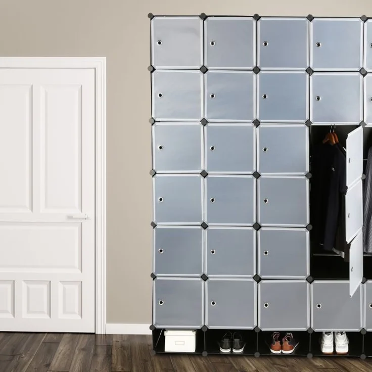Relaxdays XXL Kleiderschrank Stecksystem – Bild 5