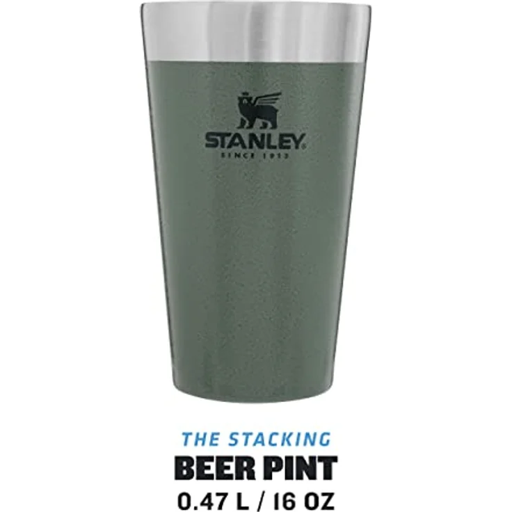 Stanley Adventure Beer Pint 0,47 L Hammertone Green – Bild 4