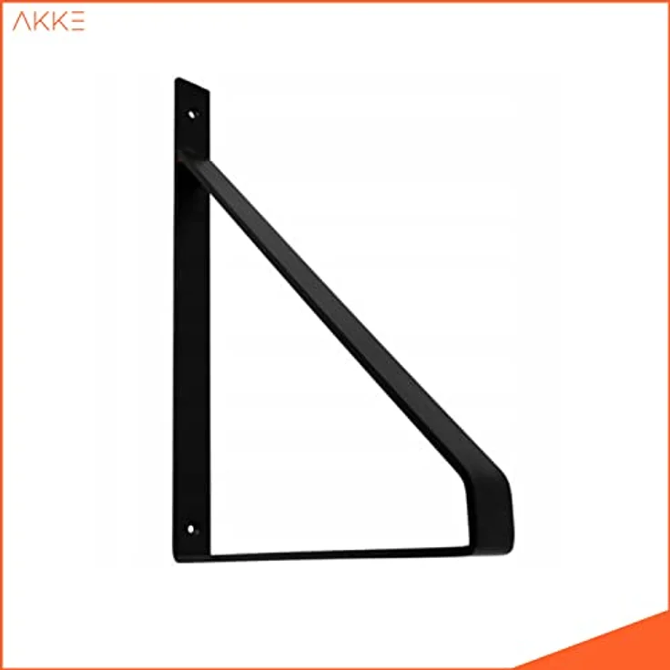 AKKE Wandregal, Hängeregal GINO modern mit schwarzen Befestigungen 2mm PVC LOFT – Bild 7