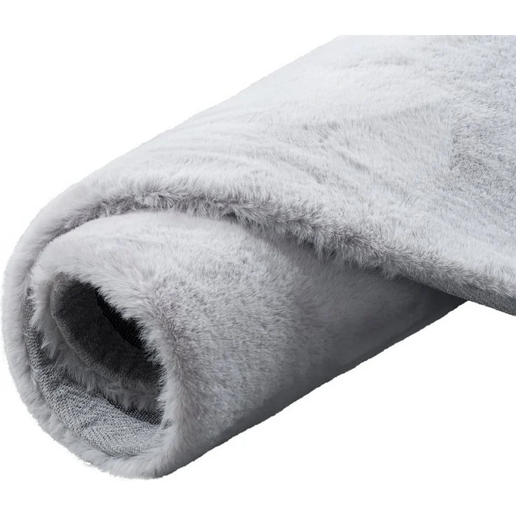 Pergamon Fellteppich Fellteppich Luxus Super Soft Plush Rund, Rund, Höhe: 25 mm – Bild 3