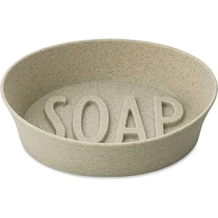 Koziol Seifenschale Soap, Seifenablage, Organic Recycled, Recycled Desert Sand, 1413121