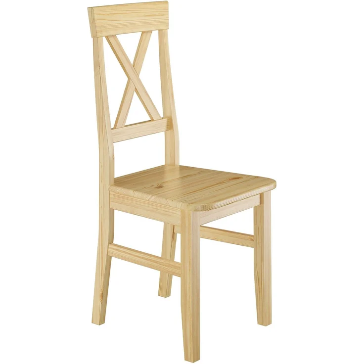 Essgruppe Klassisch mit Tisch und 2 Stühle Kiefer natur Massivholz 90.70-50 A -Set 23 – Bild 5