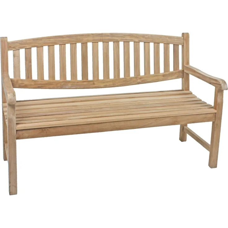 Bank Lombok aus Teak, B-Grade, naturbelassen, 3-Sitzer