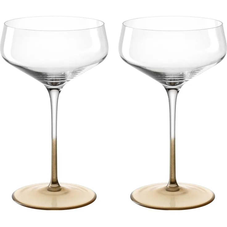 LEONARDO Champagnerglas PUCCINI, 350 ml, spülmaschinenfest, 2-tlg, Kristallglas, 2-teilig