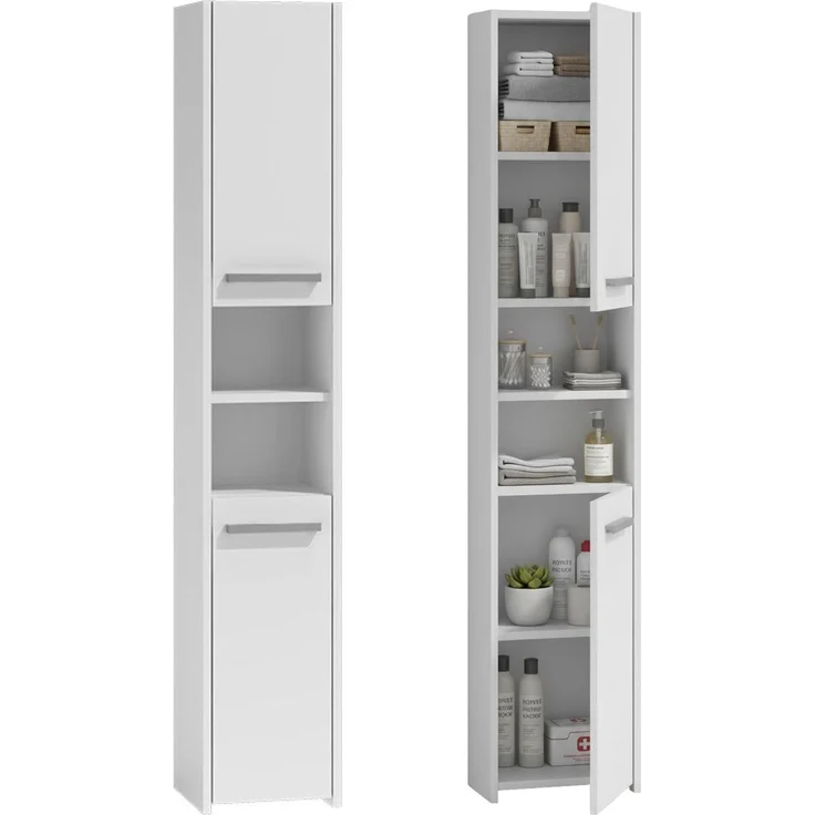 Home Collective Hochschrank Badschrank, Badregal, Waschmaschine Trockner WC 30 x 170 x 30 cm (B x H x T) – Bild 1