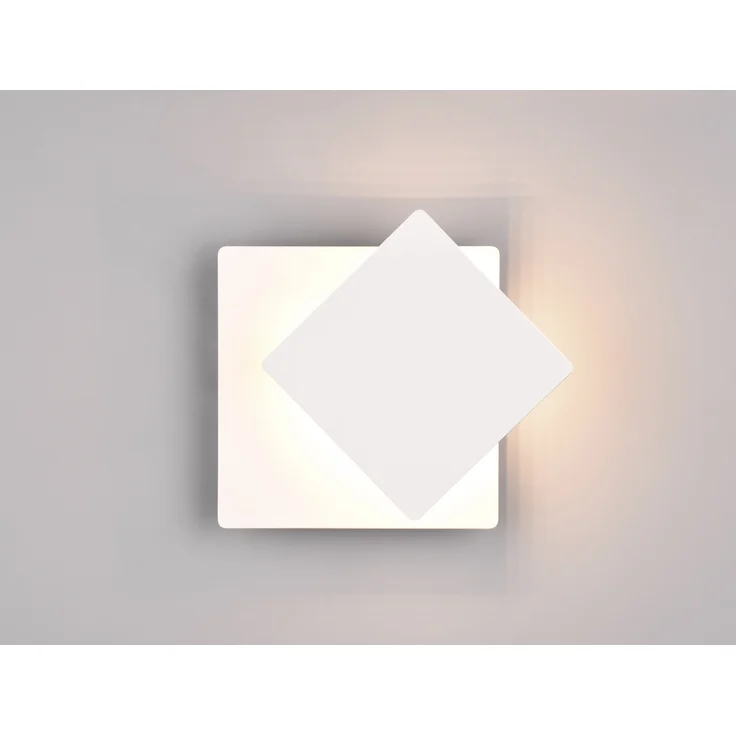 Trio Leuchten LED Wandleuchte Mio 6W warmweiß weiß matt Metall – Bild 7