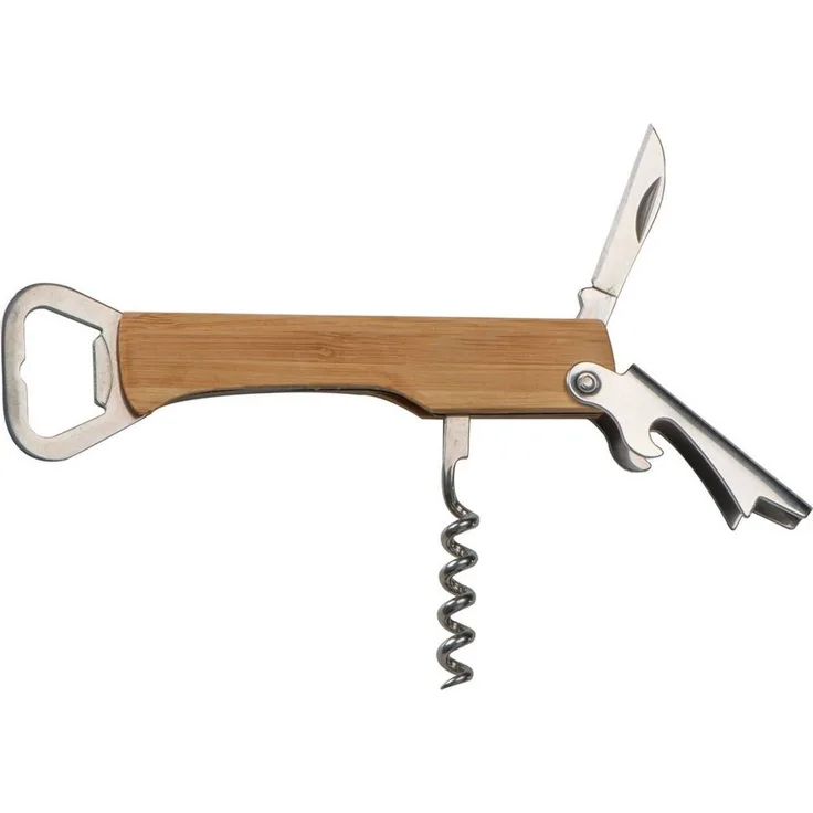 Macma Flaschenöffner Kellnermesser / mit Flaschenöffner, Korkenzieher, Folienschreiber