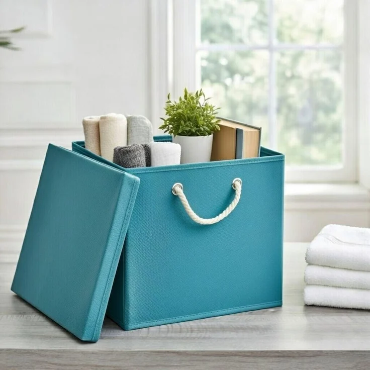 StickandShine Faltbox 5 Stück 30x30 cm perfekt für KALLAX – 19 trendige Farben zur Auswahl – Bild 4