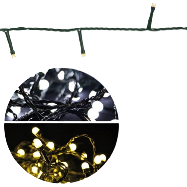200 LED Lichterkette Baum Weihnachten Beleuchtung dimmbar Farbwechsel 7m