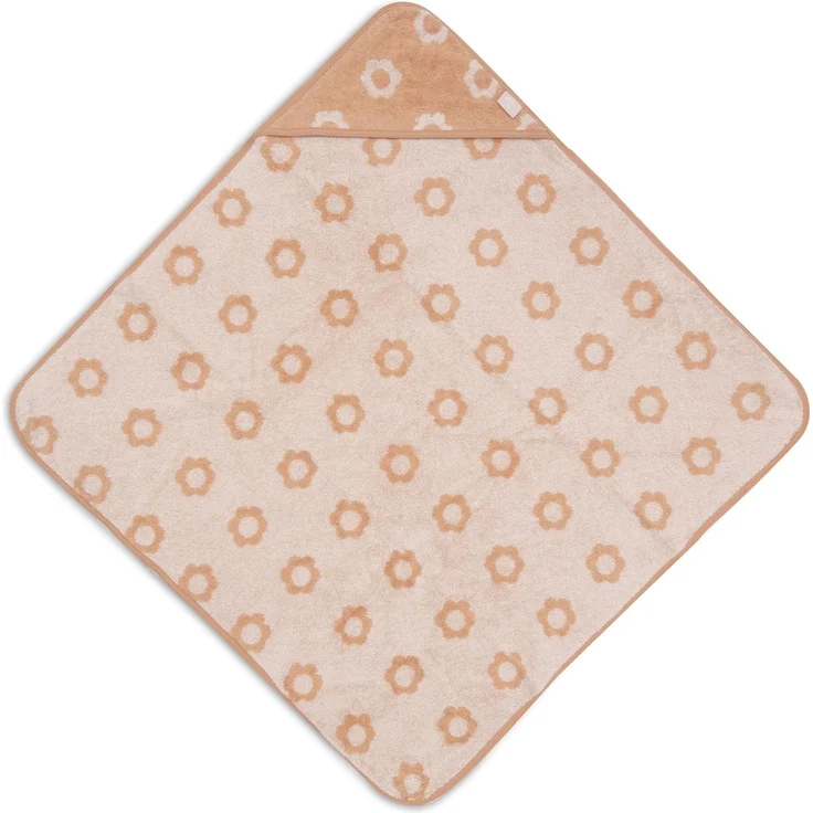 Jollein Frottee-Badecape - Jacquard Flower - 75x75