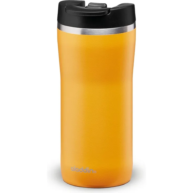 Aladdin 'Barista Mocca' Thermobecher, rostfreier Stahl, sun yellow, 350 ml