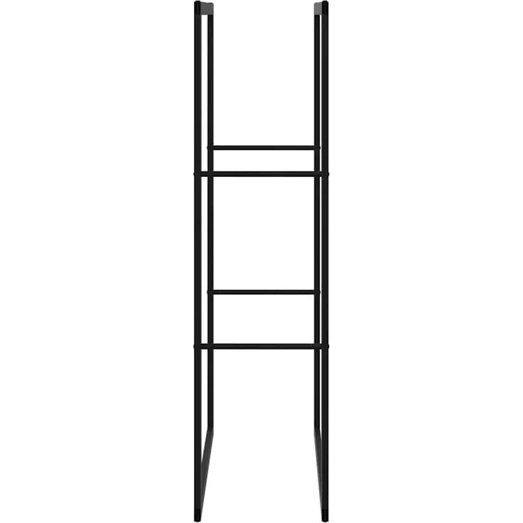vidaXL Brennholzregal Schwarz 55x30x116 cm Stahl 4018465 – Bild 5