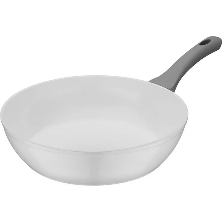 GSW Schmorpfanne Fiona, Aluminium (1-tlg), weiß mit Softtouch-Griff kratzfeste ILAG® CERAMICVeredelung, Induktion – Bild 2