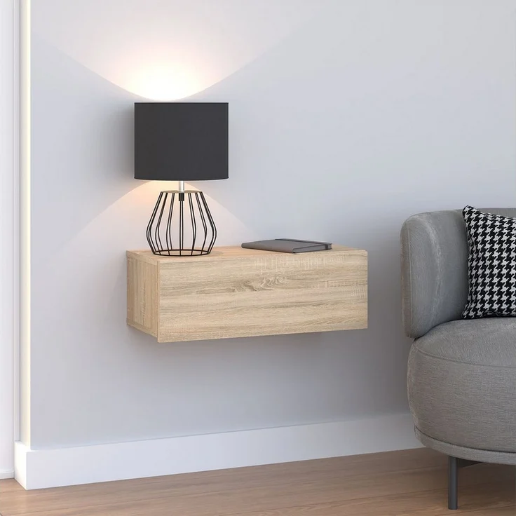 IDIMEX Nachtkommode NANI, Hängender Nachttisch mit Schublade Nachttisch schwebend – Bild 5