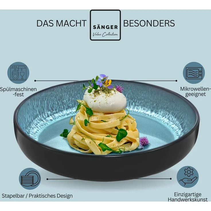 SÄNGER Pastaschalen Set Vigo 6 teilig – Bild 4