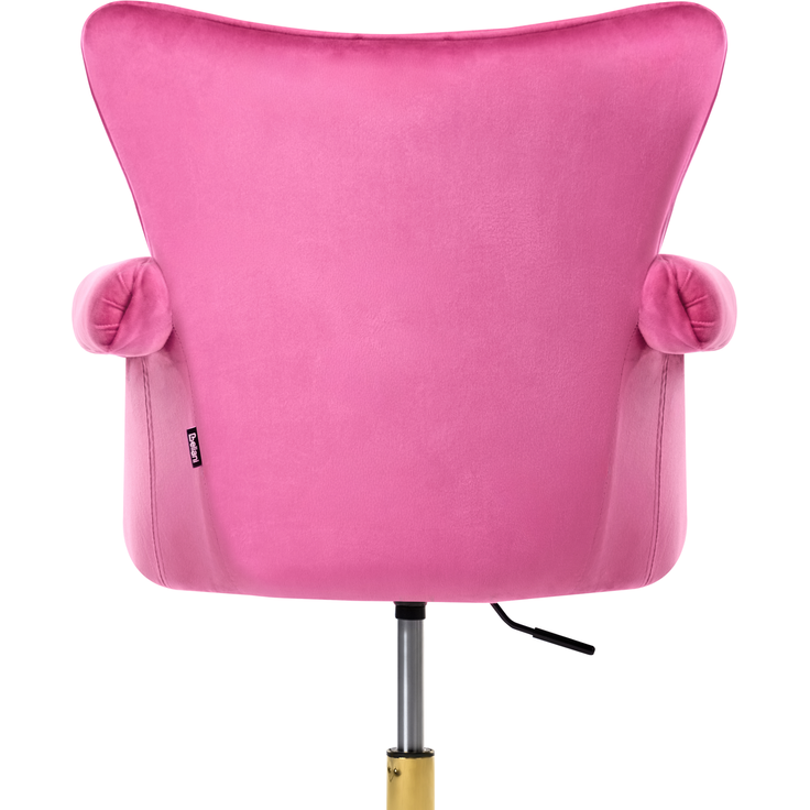 Schreibtischstuhl VELENCIA Samtstoff Fuchsia – Bild 5