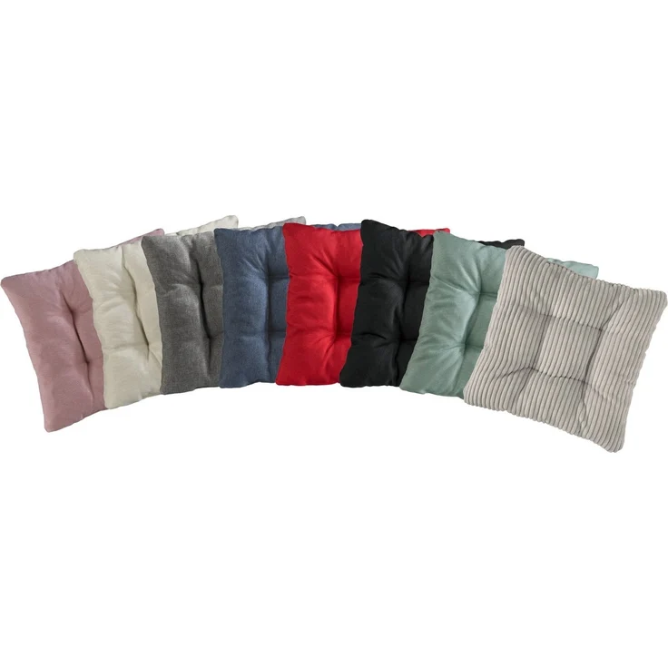 XDREAM Stuhlkissen Sitzkissen Set (2er & 4er) für Stühle und Bänke, robuste Polsterauflage für indoor und outdoor, 38x38x6 cm – Bild 2