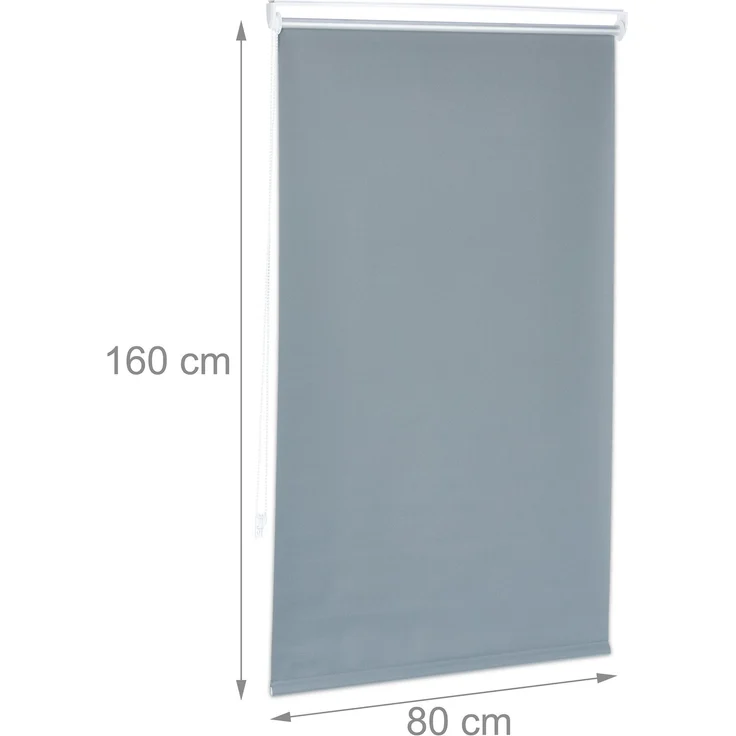 Graues Thermorollo 160 cm lang – Bild 4