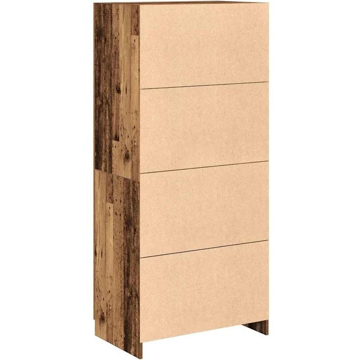 vidaXL Kleiderschrank Altholz-Optik 80x52x180 cm Holzwerkstoff 855882 – Bild 5