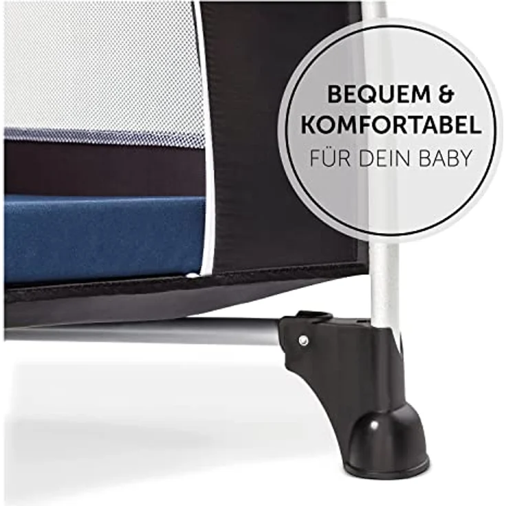 Hauck Sleeper Reisebettmatratze für Kinderbett navy 60x120 cm – Bild 6