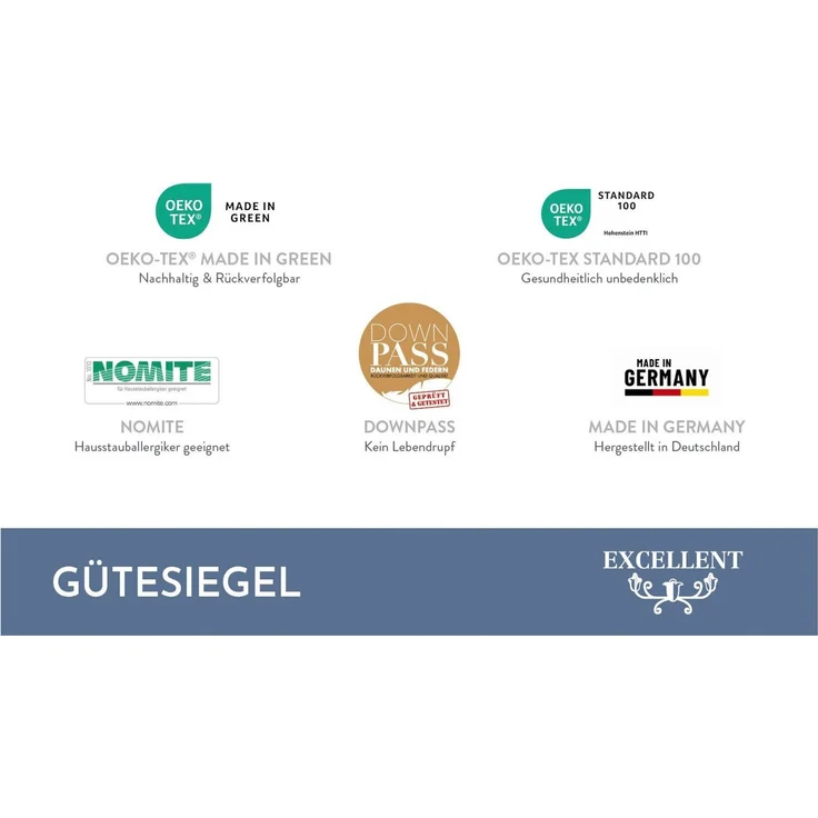 Excellent Kopfkissen Venedig, Kuschel- oder Kopfkissen 1-tlg. oder 2 -tlg, Füllung: 85% Federn / 15% Daunen, Bezug: Köper-Inlet, 100% Baumwolle, Rückenschläfer, Seitenschläfer, Spar-Set, 2 Kopfkissen, Deko- oder Kopfkissen in vielen Größen – Bild 3