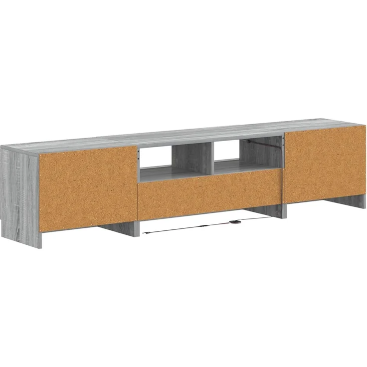 vidaXL LED-TV-Schrank UTRECHT 3 stk. Sonoma-Grau Holzwerkstoff 3417010 – Bild 6