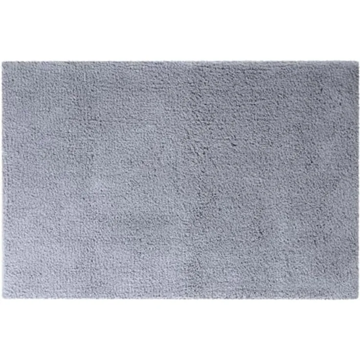 Spirella Badteppich Badematte Duschvorleger Kaschmir | flauschig | rutschhemmend | geeignet für Fußbodenheizung | 60x90 cm | Anthrazit