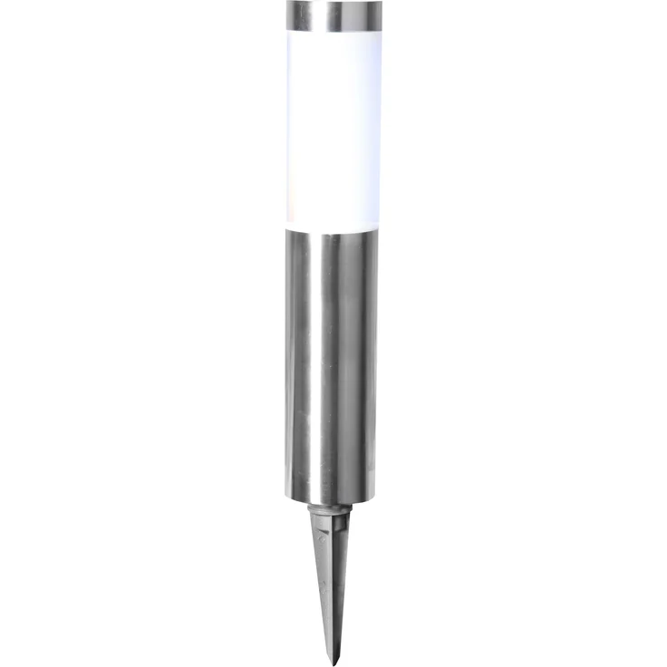 LED-Solar-Pathlight, Edelstahl; Farbe: silber, ca. 40 x 8 cm, 1 warm white LED, 20 lm, mit Solarpanel, incl. Akku, Outdoor